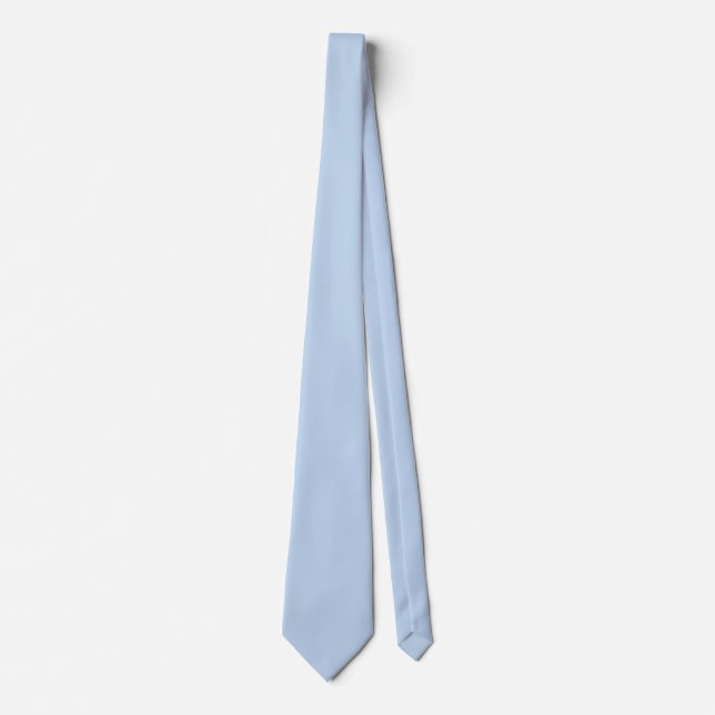 Create Your Own Light Blue Grey Colour Template Tie (Front)