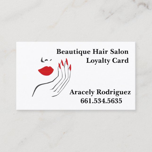 Create Your Own Light White Matte Business Cards (Front)
