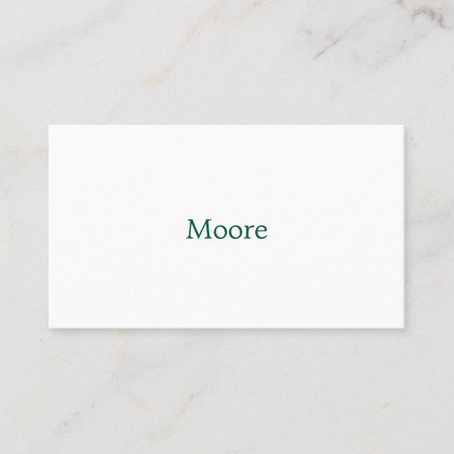 Create Your Own Light White Matte Business Cards (Front)