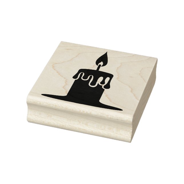 Create Your Own Lit Dripping Candle Rubber Stamp (Stamp)