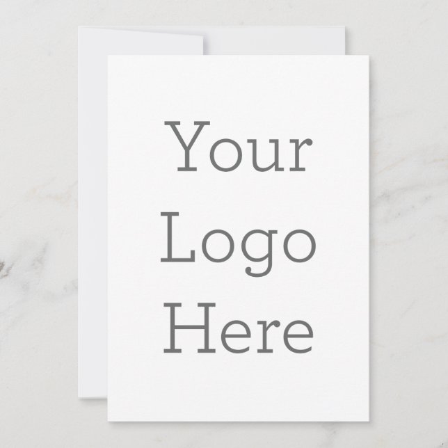 Flat Invitation, Size: 12.7 cm x 17.8 cm, Paper: Signature Matte, Envelopes: White (Front)