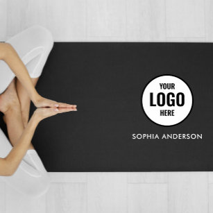 create your own logo or name yoga mat