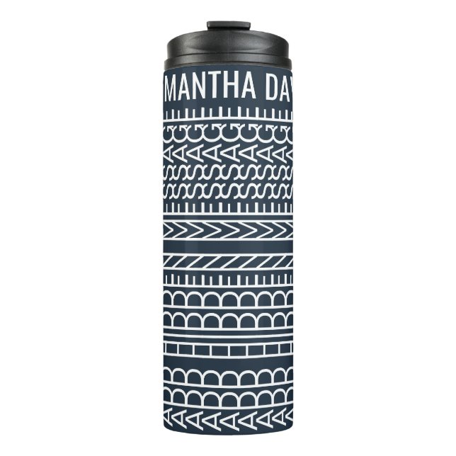 Create Your Own Long Hidden Message & Name 151PW  Thermal Tumbler (Front)