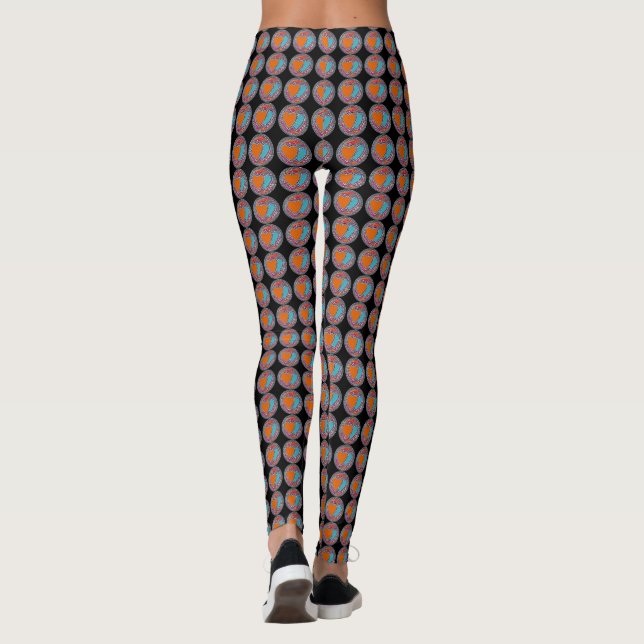 Create Your Own Love all to save all. Leggings (Back)