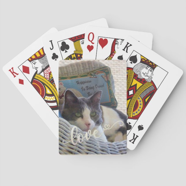 Create Your Own Loving Pet   Playing Cards (Back)