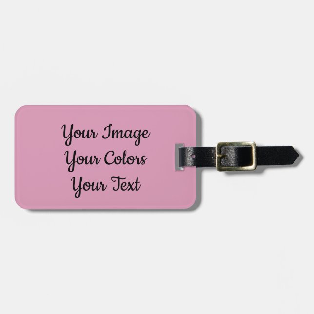 Create Your Own Luggage Tag (Front Horizontal)