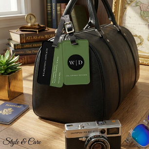 Create Your Own Luggage Tag – Name & Info Included