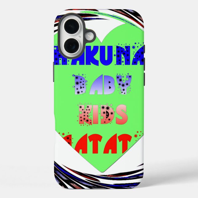 Create Your Own Luminous Hearts Baby Kid Design Case-Mate iPhone Case (Back)