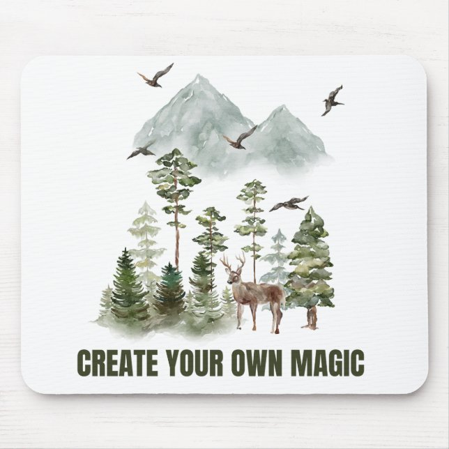 Create Your Own Magic Inspo Mouse Pad  (Front)