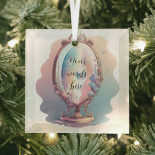 Create Your Own Magic Mirror Glass Tree Decoration