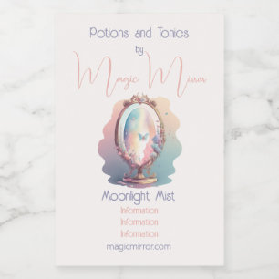 Create Your Own Magic Mirror Wine Label