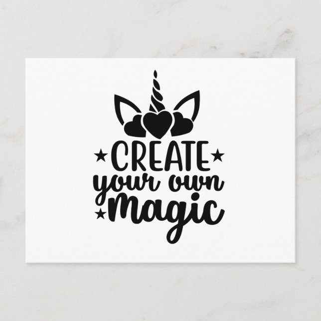 Create your own magic postcard (Front)