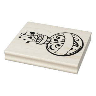 Create Your Own Magic Potion Bottle Labelled Rubber Stamp