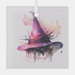 Create Your Own Magic Witch Hat Glass Tree Decoration