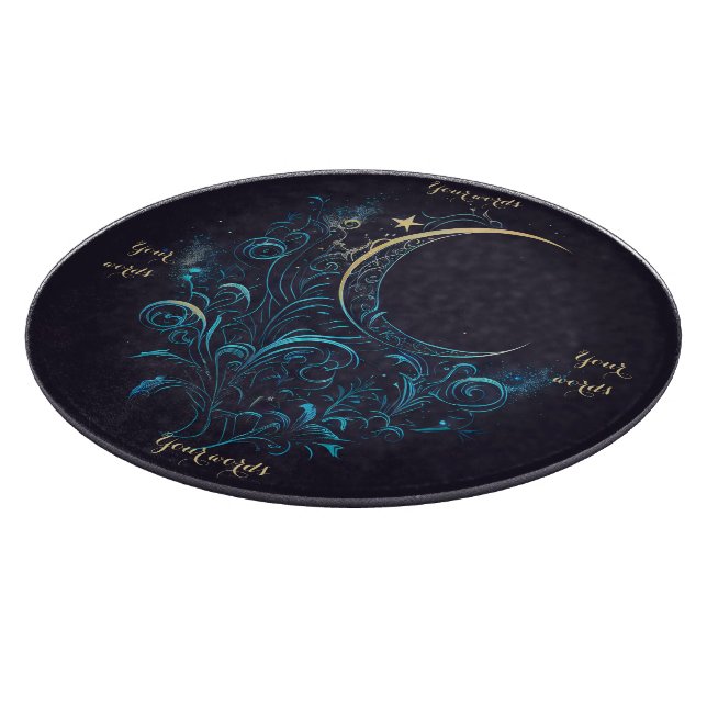 Create Your Own Magical Blossoming Moon Altar Cutting Board (Corner)