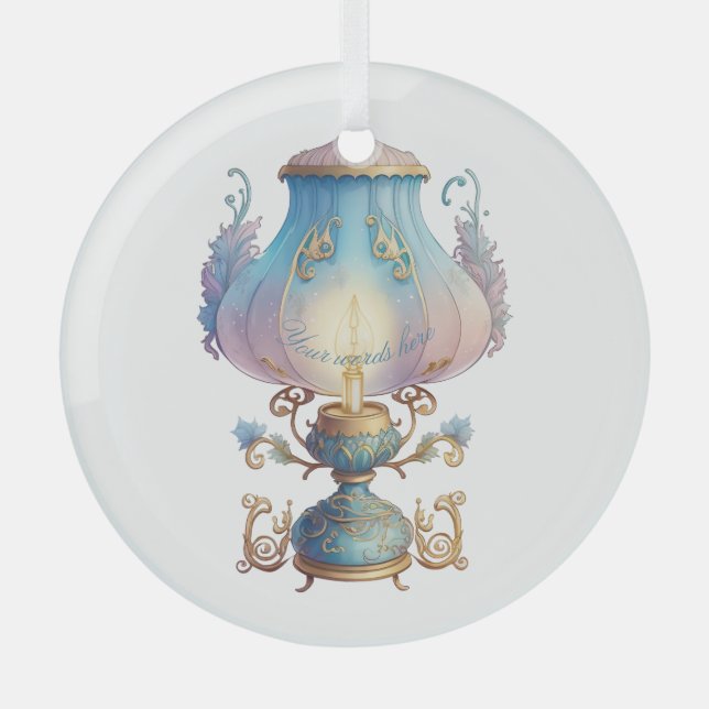 Create Your Own Magical Fairy Lamp Glass Tree Decoration (Front)