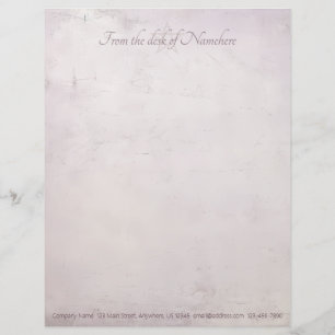 Create Your Own Magical Lavender Purple Gunge Custom Letterhead