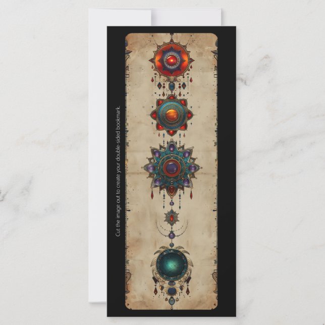 Create Your Own Magical Mandalas Bookmark Card (Front)