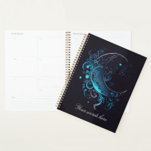 Create Your Own Magical Silver & Blue Moon Planner