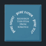 Create Your Own Magnet<br><div class="desc">Create your own custom party,  prom,  wedding and event supplies and favours,  personalised gifts for any occasion,  promotional products and more. Visit Retroville Florist on Zazzle to view our entire collection.</div>