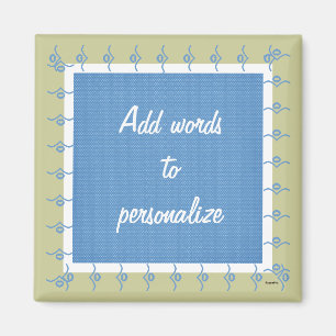 Create Your Own Magnet (sage/blue)