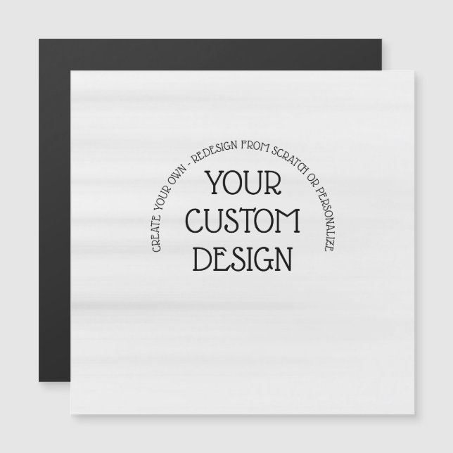 Create Your Own Magnetic Card (Front/Back)