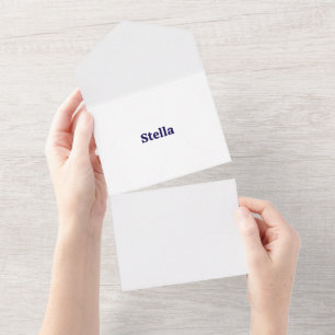 Create Your Own Matte All In One Invitation