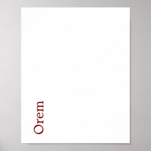 Create Your Own Matte Poster