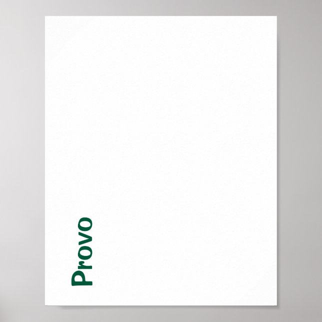Create Your Own Matte Poster (Front)