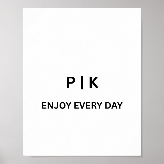Create Your Own Matte Poster (Front)