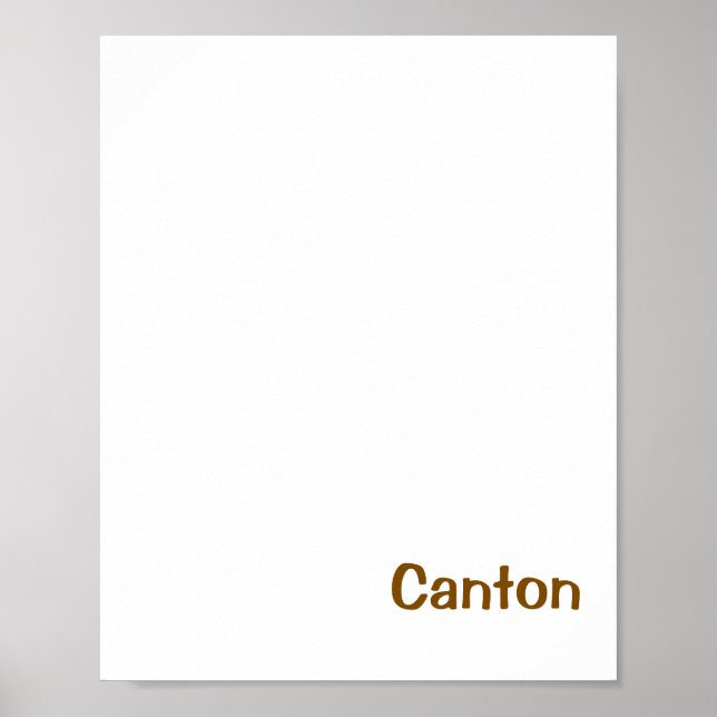 Create Your Own Matte Poster (Front)