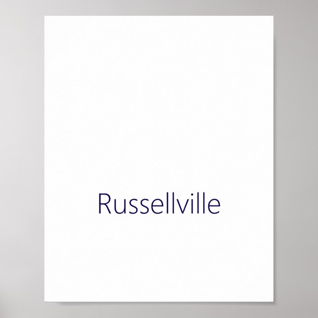 Create Your Own Matte Poster (Front)