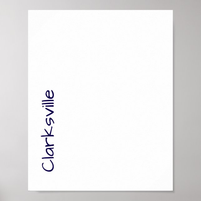 Create Your Own Matte Poster (Front)
