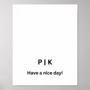 Create Your Own Matte Poster