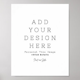 Create Your Own Matte Poster