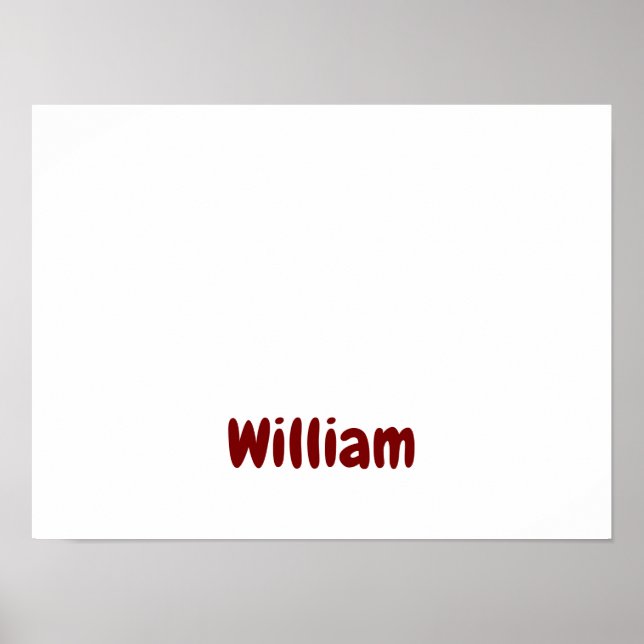 Create Your Own Matte Value Paper Poster (Front)