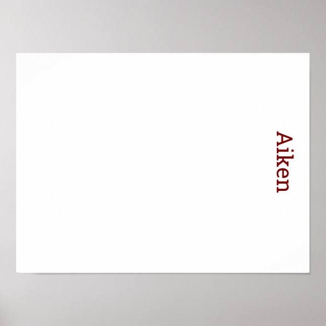 Create Your Own Matte Value Paper Poster (Front)