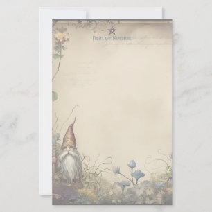 Create Your Own Mediaeval Dwarf Garden Stationery