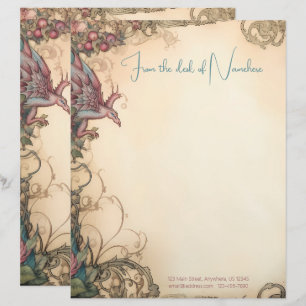 Create Your Own Mediaeval Fantasy Creature Custom Letterhead