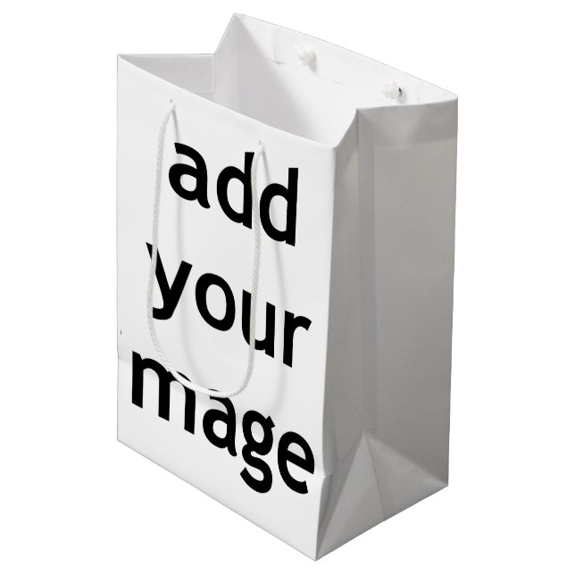 Create your Own Medium Gift Bag (Front Angled)
