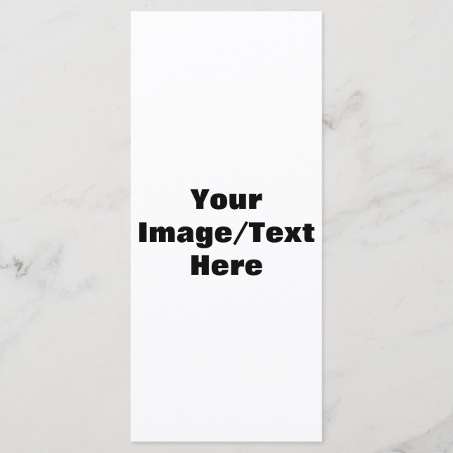 Create Your Own  Menu (Front)