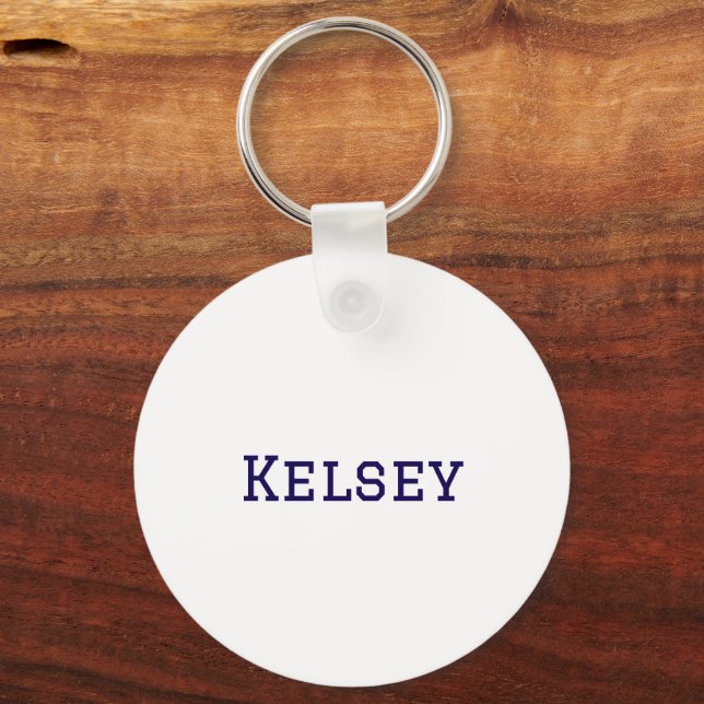 Create Your Own Metal Circle Keychain 2" Keychain	 (Front)
