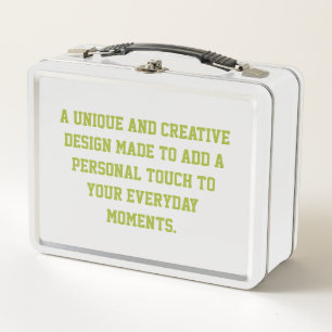 Create Your Own Metal Lunchbox
