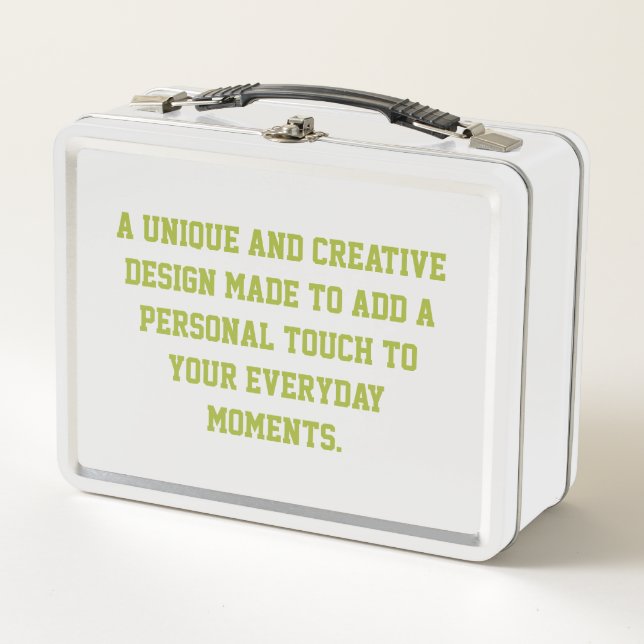 Create Your Own Metal Lunchbox (Front)