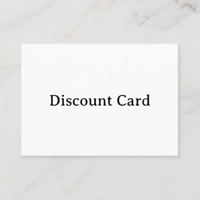 Create Your Own Mighty Squared 3.5" x 2.5" Discount Card (Front)