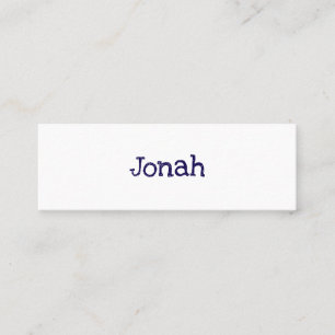 Create Your Own Mini Matte Business Cards