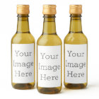 Create Your Own Mini Wine Bottle Labels (2" x 3")