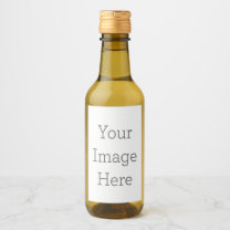 Create Your Own Mini Wine Bottle Labels (2" x 3")