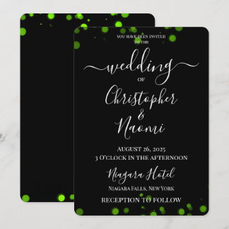 Create Your Own Minimalist Bokeh Edge Wedding Invitation