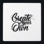 Create Your Own Minimalistic Wall Clock<br><div class="desc">Design your own high quality products by adding your own custom text and images! Easily replace the current background and text shown on this item with anything you’d like using the editing tool and choose from hundreds of other items in our shop for all purposes and occasions. Visit Ravens Gifts...</div>